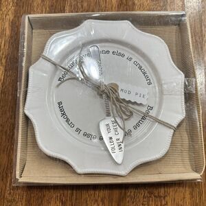 NEW Mud Pie “ Follow Your Inner Cheese” Cheese Plate and Server Set New